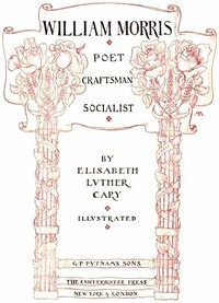 Cover of William Morris: Poet, Craftsman, Socialist — Edition Insights