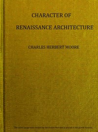 Cover of Character of Renaissance Archite...