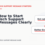 How to Start Tech Support Messages Clearly