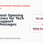 Best Opening Lines for Tech Support Messages