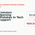 Common Opening Mistakes in Tech Support Messages