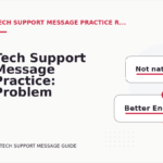 Tech Support Message Practice: Problem and Solution Replies