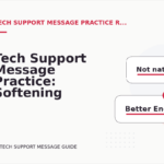 Tech Support Message Practice: Softening Direct Sentences
